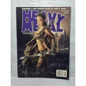 Heavy Metal Fantasy Art Magazine November 2006 Graphic Novel Stan & Vince